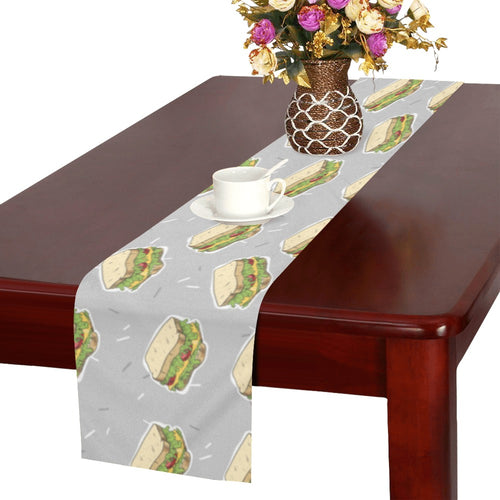 Sandwich Pattern Print Design 05 Table Runner