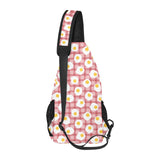 Fried Eggs Pattern Print Design 03 All Over Print Chest Bag