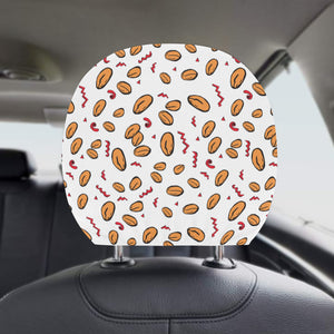 peanuts pattern background Car Headrest Cover