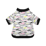 Mustache Beard Pattern Print Design 02 All Over Print Pet Dog Round Neck Fuzzy Shirt