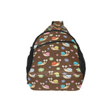 Snail Pattern Print Design 03 All Over Print Chest Bag