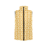 Pretzels Pattern Print Design 01 Women's Padded Vest