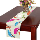 Colorful Chameleon lizard pattern Table Runner