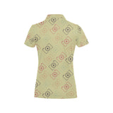 Camera Pattern Print Design 01 Women's All Over Print Polo Shirt