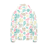 Colorful shell pattern Kids' Boys' Girls' Padded Hooded Jacket
