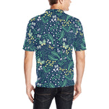 butterfly leaves pattern Men's All Over Print Polo Shirt