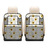 beautiful sunflowers pattern Car Seat Back Organizer