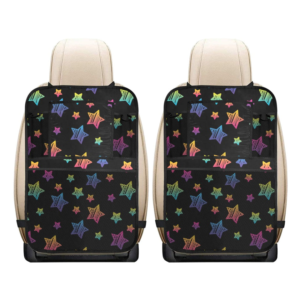 Colorful star pattern Car Seat Back Organizer