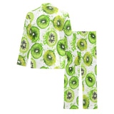 Watercolor kiwi pattern Men's Long Pajama Set