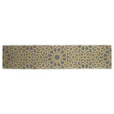 arabic star gold pattern Table Runner