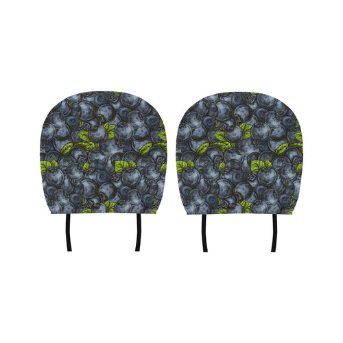 blueberry pattern Car Headrest Cover