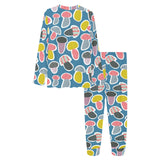 Colorful mushroom design pattern Women's All Over Print Pajama Set