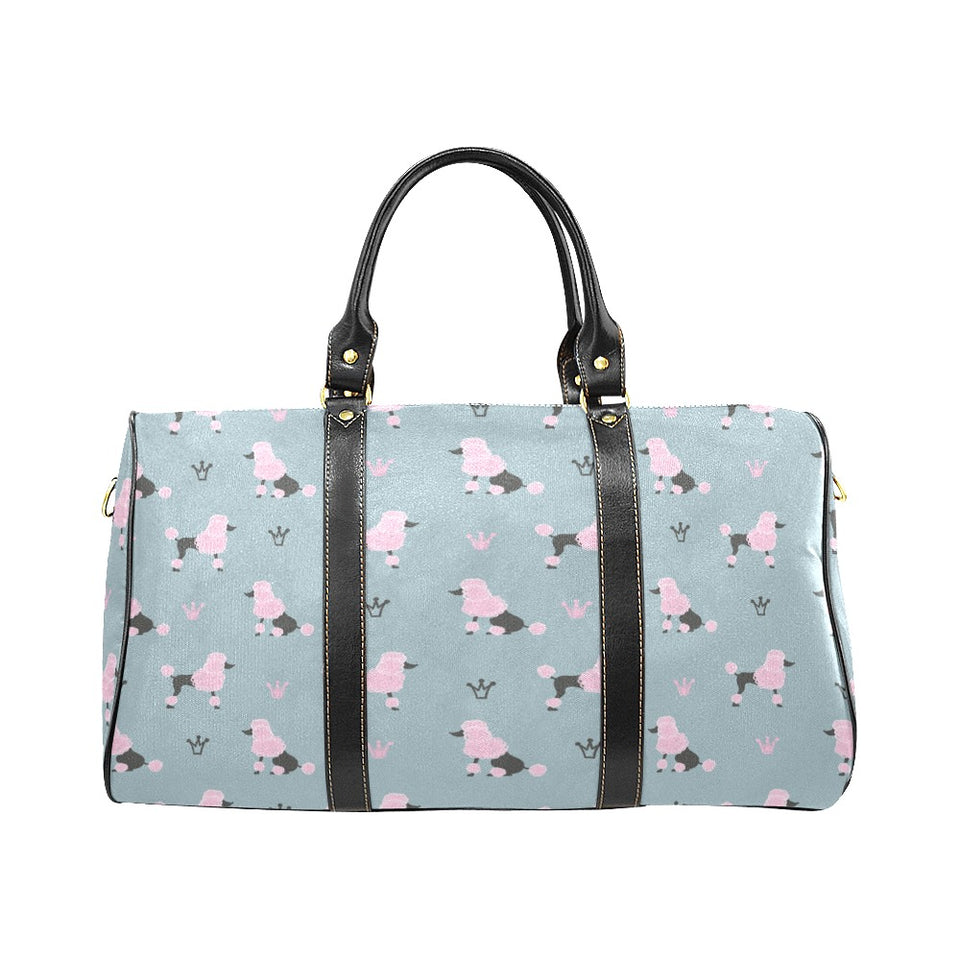 poodle dog pattern Travel Bag