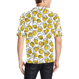 Beer design pattern Men's All Over Print Polo Shirt