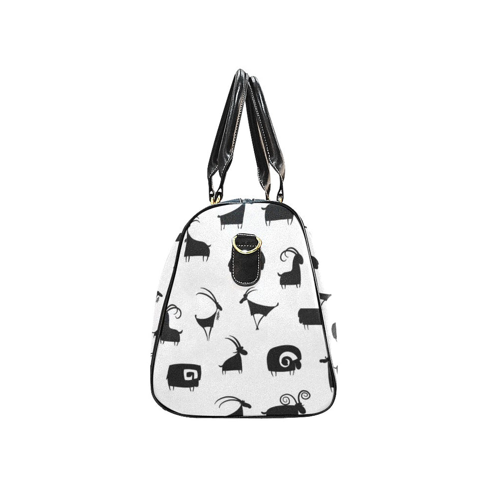 Goat ram pattern Travel Bag