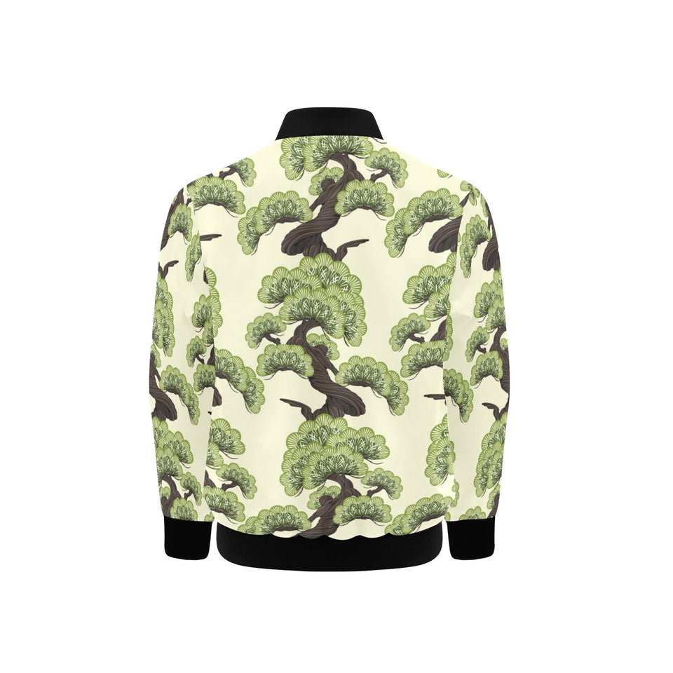 Bonsai pattern Kids' Boys' Girls' Bomber Jacket