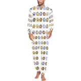 Teddy Bear Pattern Print Design 02 Men's All Over Print Pajama