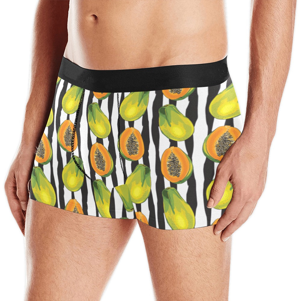 papaya design pattern Men's All Over Print Boxer Briefs Men's Underwear