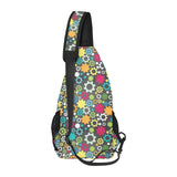 Gear Pattern Print Design 03 All Over Print Chest Bag