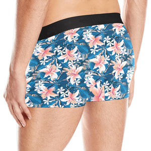 Hibiscus Pattern Print Design 02 Men's All Over Print Boxer Briefs Men's Underwear
