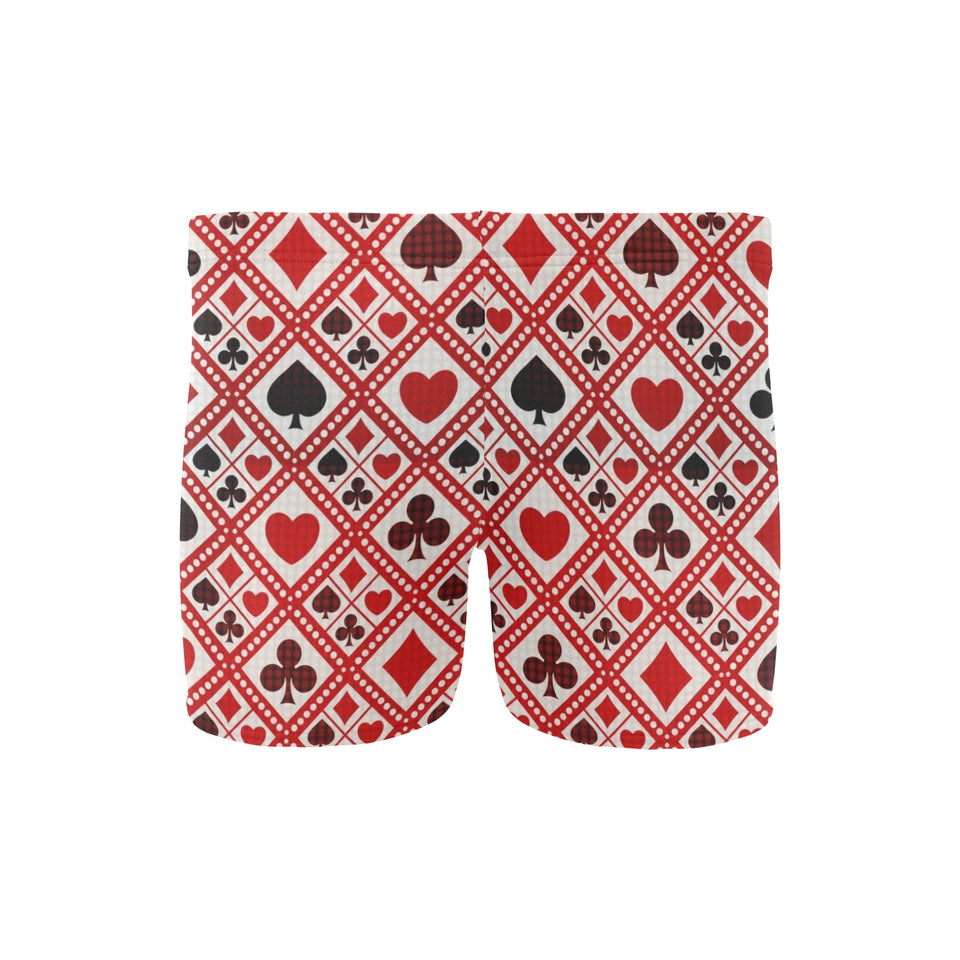 Casino Cards Suits Pattern Print Design 03 Men's Swimming Trunks