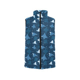 Stingray Pattern Print Design 04 Men's Padded Vest