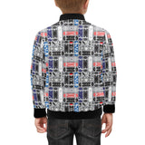 Skate Board Pattern Print Design 04 Kids' Boys' Girls' Bomber Jacket