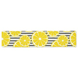 slice of lemon design pattern Table Runner