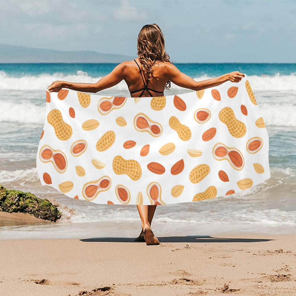 peanuts pattern Beach Towel
