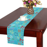 Math Pattern Print Design 02 Table Runner
