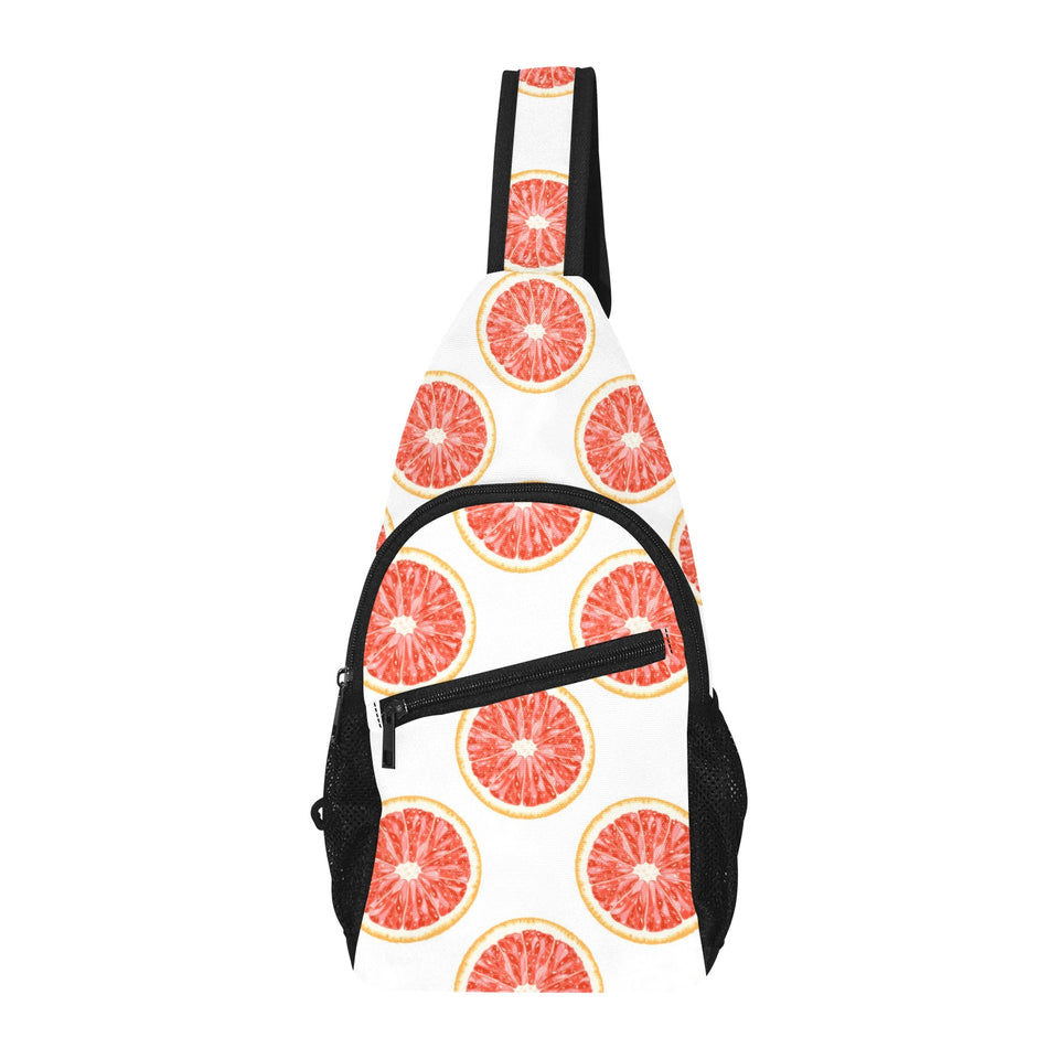 Grapefruit pattern All Over Print Chest Bag