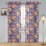 Goldfish Pattern Print Design 05 Gauze Curtain