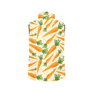Carrot Pattern Print Design 01 Men's Padded Vest