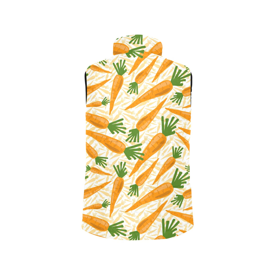 Carrot Pattern Print Design 01 Men's Padded Vest