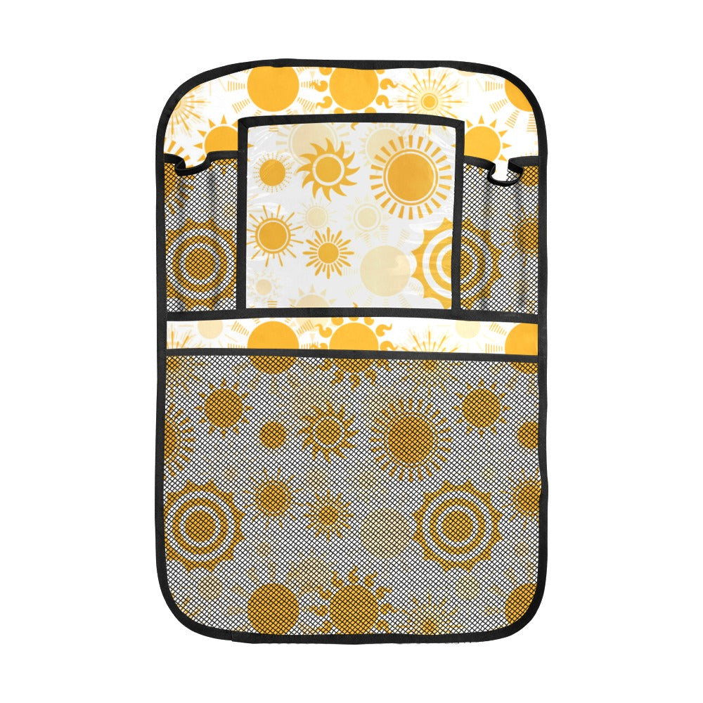 Sun design pattern Car Seat Back Organizer
