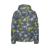 blueberry pattern Kids' Boys' Girls' Padded Hooded Jacket