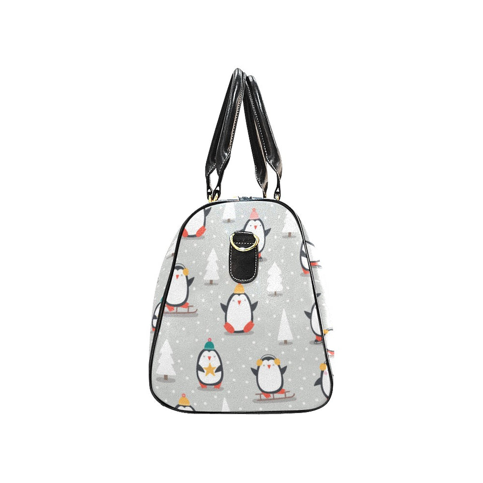 Cute Penguin christmas pattern Travel Bag