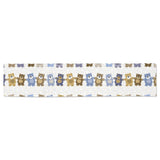 Teddy Bear Pattern Print Design 02 Table Runner