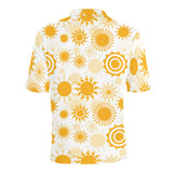 Sun design pattern Men's All Over Print Polo Shirt