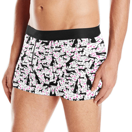 Greyhound Pattern Print Design 02 Men's All Over Print Boxer Briefs Men's Underwear
