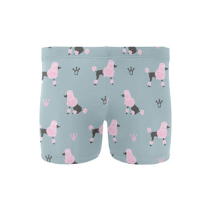 poodle dog pattern Men's Swimming Trunks