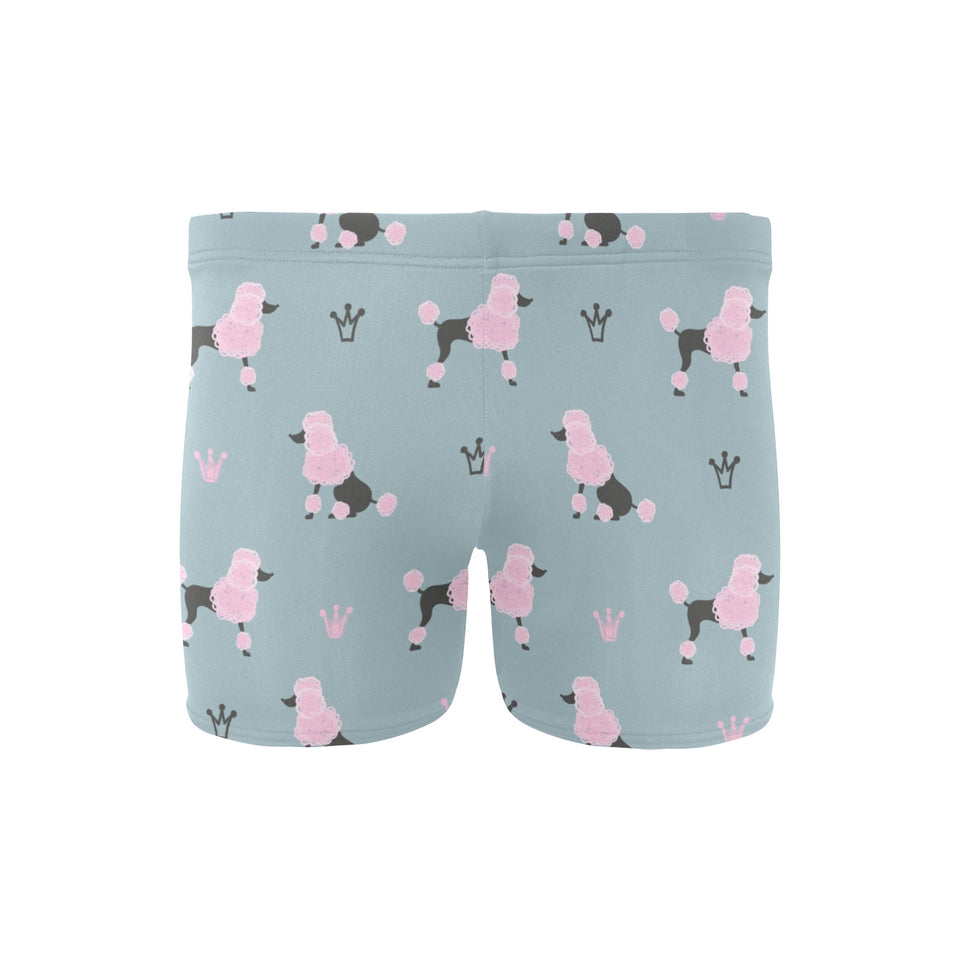 poodle dog pattern Men's Swimming Trunks