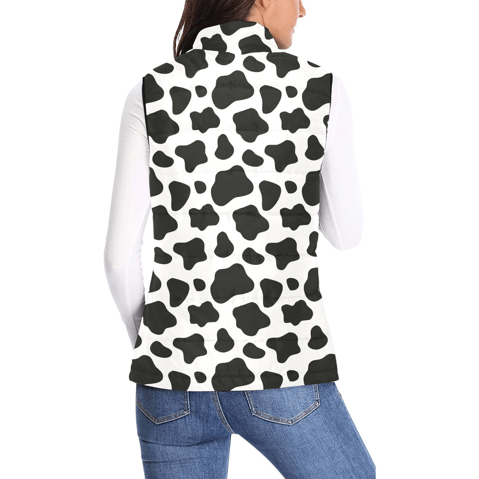 Cow skin pattern Women's Padded Vest