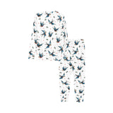 Swallow Pattern Print Design 04 Kids' Boys' Girls' All Over Print Pajama Set