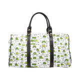 Sketch funny frog pattern Travel Bag