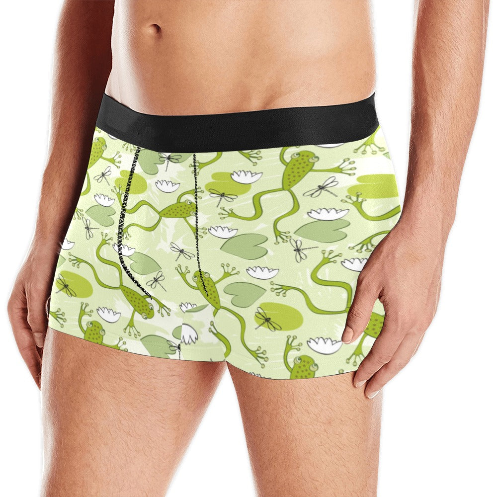 Cute frog dragonfly pattern Men's All Over Print Boxer Briefs Men's Underwear