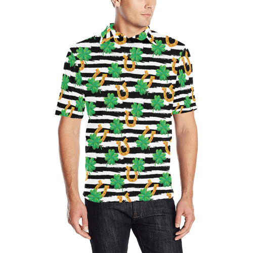 Horseshoes Pattern Print Design 01 Men's All Over Print Polo Shirt
