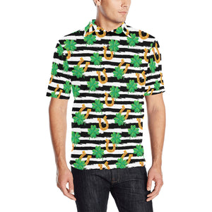 Horseshoes Pattern Print Design 01 Men's All Over Print Polo Shirt