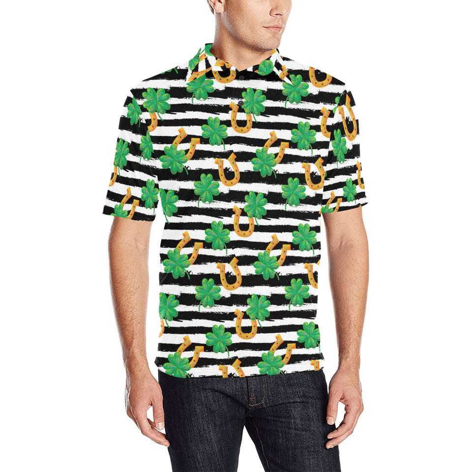 Horseshoes Pattern Print Design 01 Men's All Over Print Polo Shirt