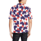 Kangaroo Australian pattern Men's All Over Print Polo Shirt